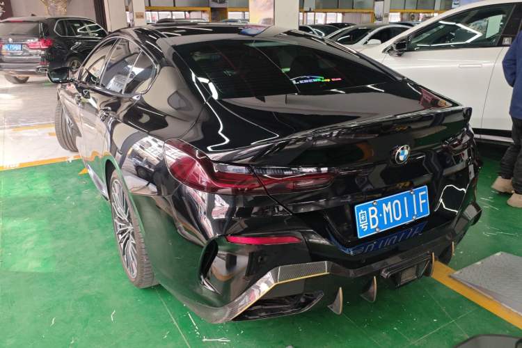 Used BMW 8 Series 2019 840i 4-Door Gran Coupe M Sport Package Rear Left 45 Deg
