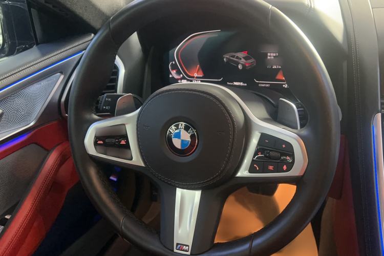 Used BMW 8 Series 2019 840i xDrive 4-Door Gran Coupe M Sport Package Steering Wheel