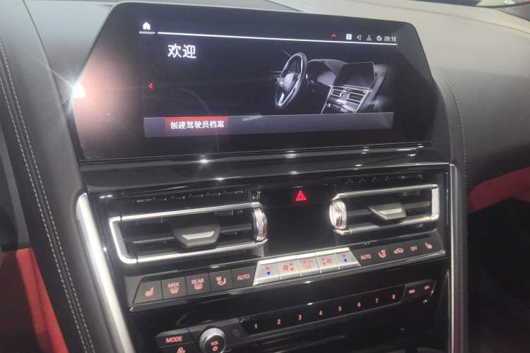 Used BMW 8 Series 2019 840i 4-Door Gran Coupe M Sport Package Audio And AC Panel