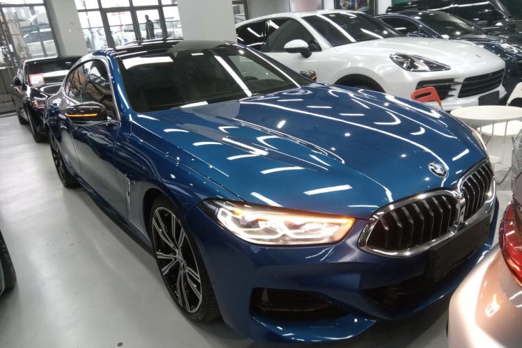 Used BMW 8 Series 2019 840i 4-Door Gran Coupe M Sport Package Front Right 45 Deg