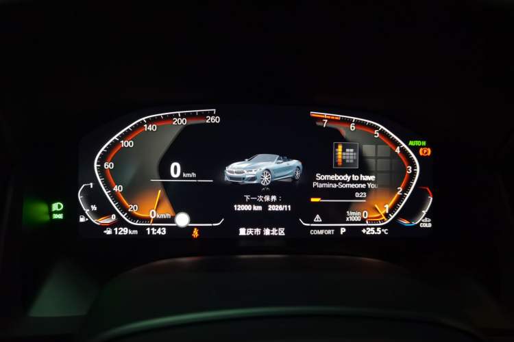 Used BMW 8 Series 2019 840i Convertible Coupe M Sport Package Instrument Cluster