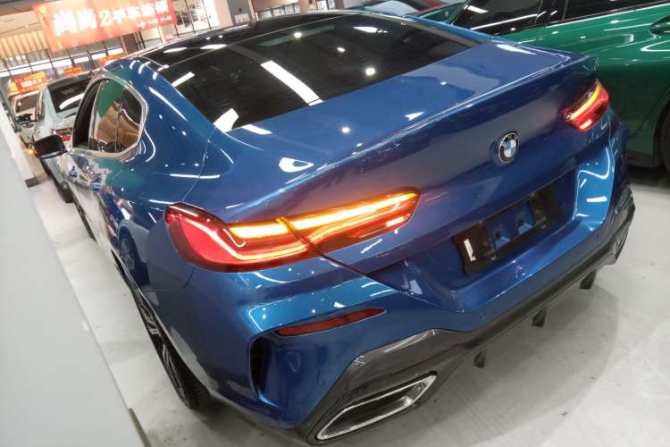 Used BMW 8 Series 2019 840i 4-Door Gran Coupe M Sport Package Rear Left 45 Deg
