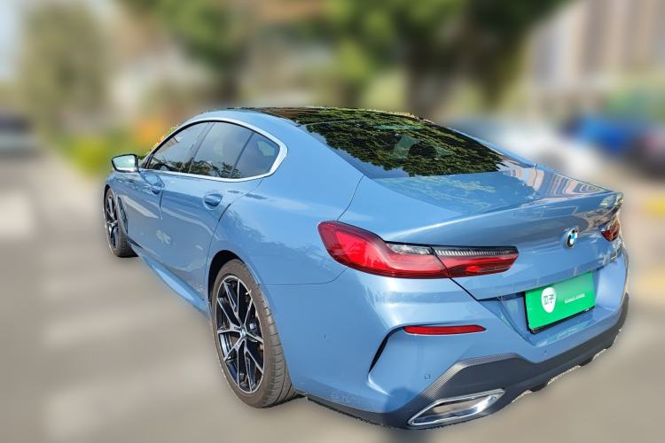 Used BMW 8 Series 2019 840i 4-Door Gran Coupe M Sport Package Rear Left 45 Deg