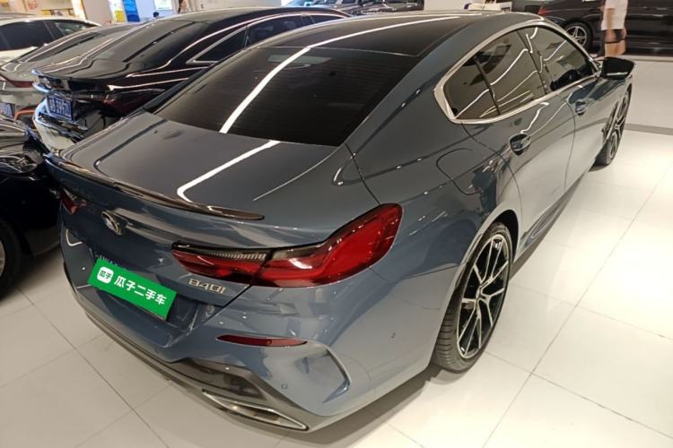 Used BMW 8 Series 2019 840i 4-Door Gran Coupe M Sport Package Rear Right 45 Deg