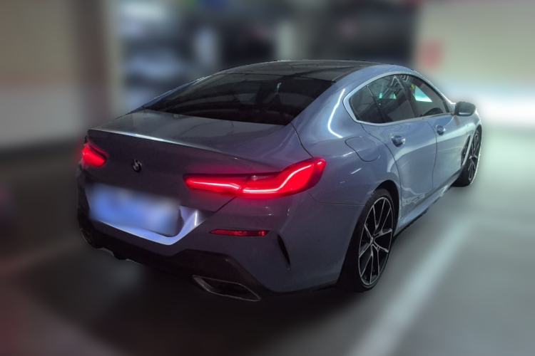 Used BMW 8 Series 2019 840i xDrive 4-Door Gran Coupe M Sport Package Rear Right 45 Deg