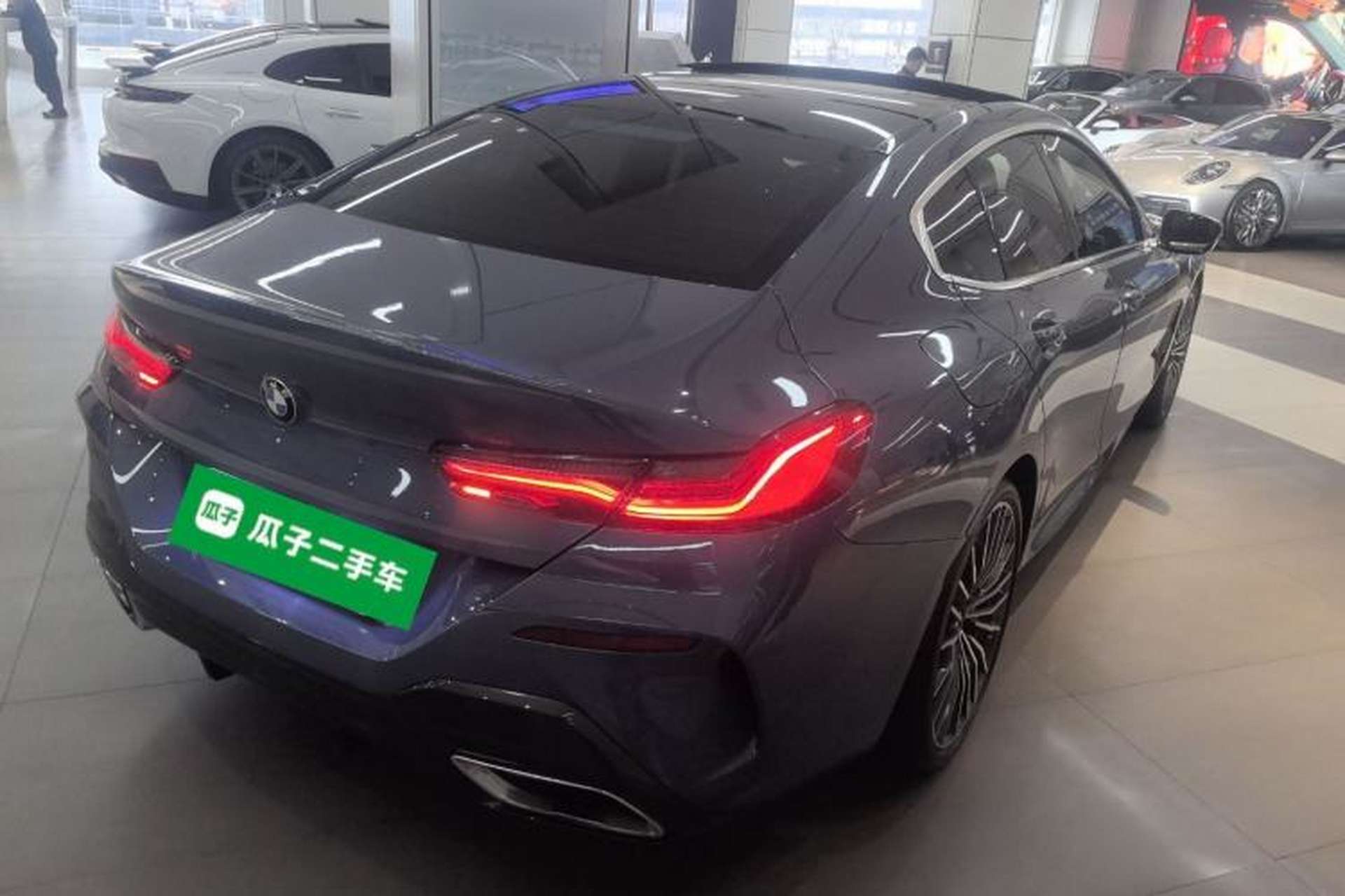 Used BMW 8 Series 2019 840i 4-Door Gran Coupe M Sport Package Rear Right 45 Deg