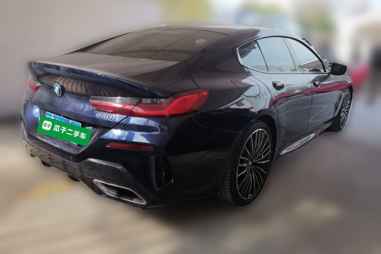 Used BMW 8 Series 2019 840i 4-Door Gran Coupe M Sport Package Rear Right 45 Deg