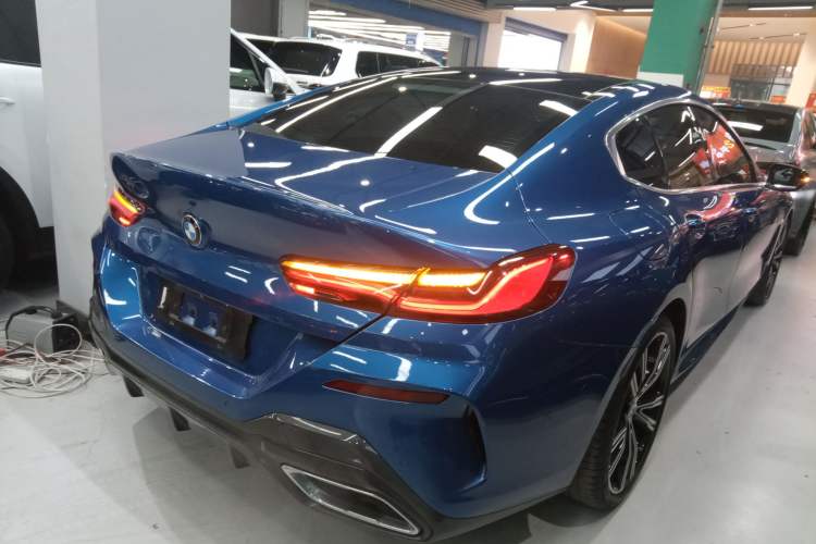 Used BMW 8 Series 2019 840i 4-Door Gran Coupe M Sport Package Rear Right 45 Deg