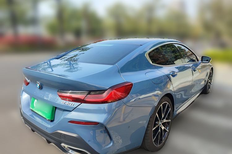 Used BMW 8 Series 2019 840i 4-Door Gran Coupe M Sport Package Rear Right 45 Deg