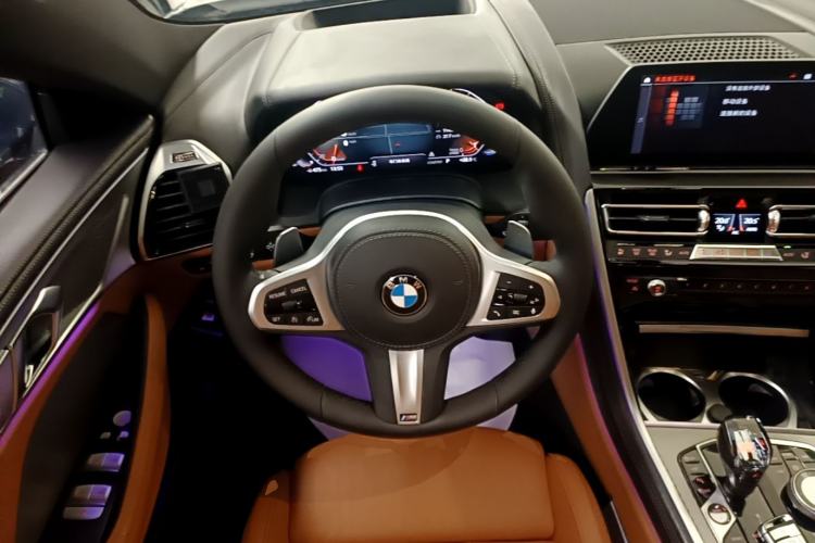 Used BMW 8 Series 2019 840i 4-Door Gran Coupe M Sport Package Steering Wheel