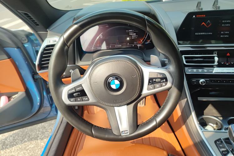 Used BMW 8 Series 2019 840i 4-Door Gran Coupe M Sport Package Steering Wheel