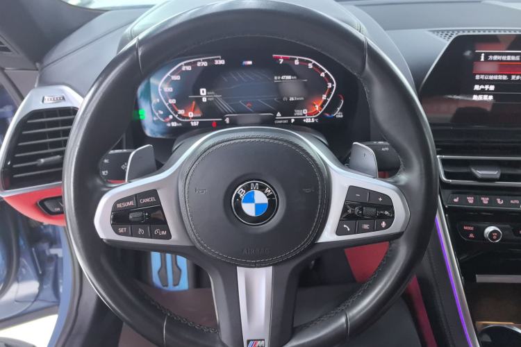 Used BMW 8 Series 2019 840i 4-Door Gran Coupe M Sport Package Steering Wheel