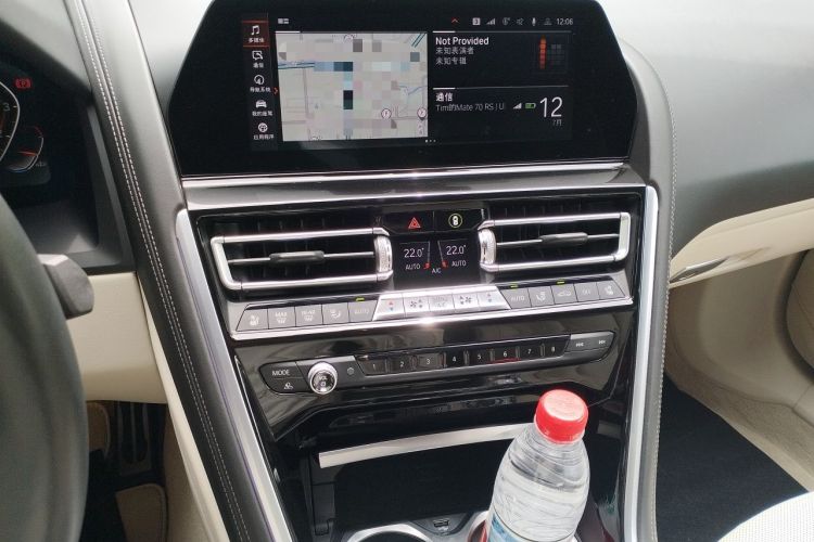 Used BMW 8 Series 2019 840i Convertible Coupe M Sport Package Audio And AC Panel