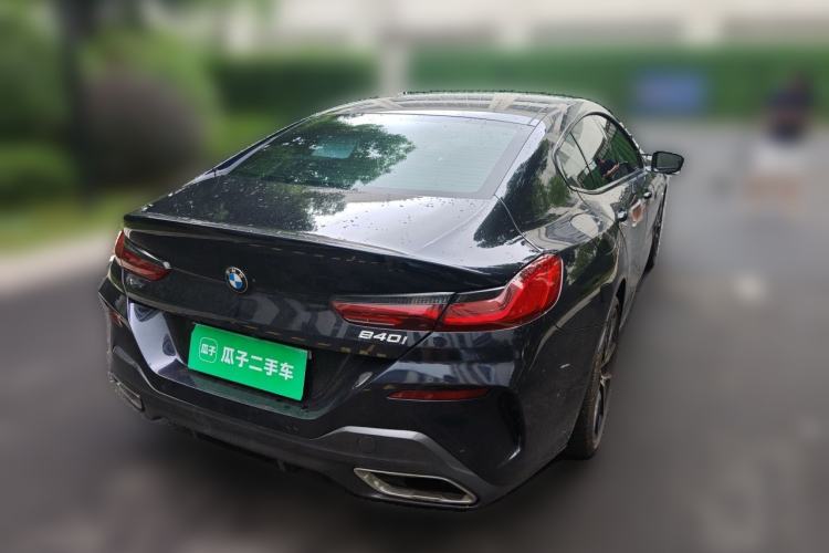 Used BMW 8 Series 2021 840i xDrive 4-Door Gran Coupe M Sport Package Rear Right 45 Deg
