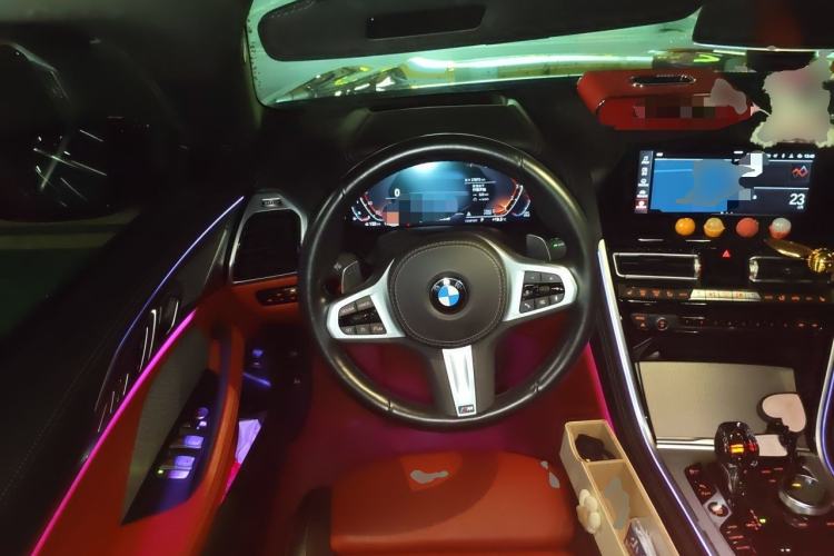 Used BMW 8 Series 2021 Facelift 840i Four-Door Coupe M Sport Package Steering Wheel