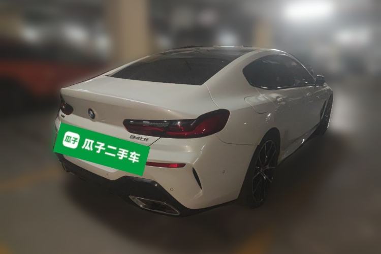 Used BMW 8 Series 2021 840i xDrive 4-Door Gran Coupe M Sport Package Rear Right 45 Deg