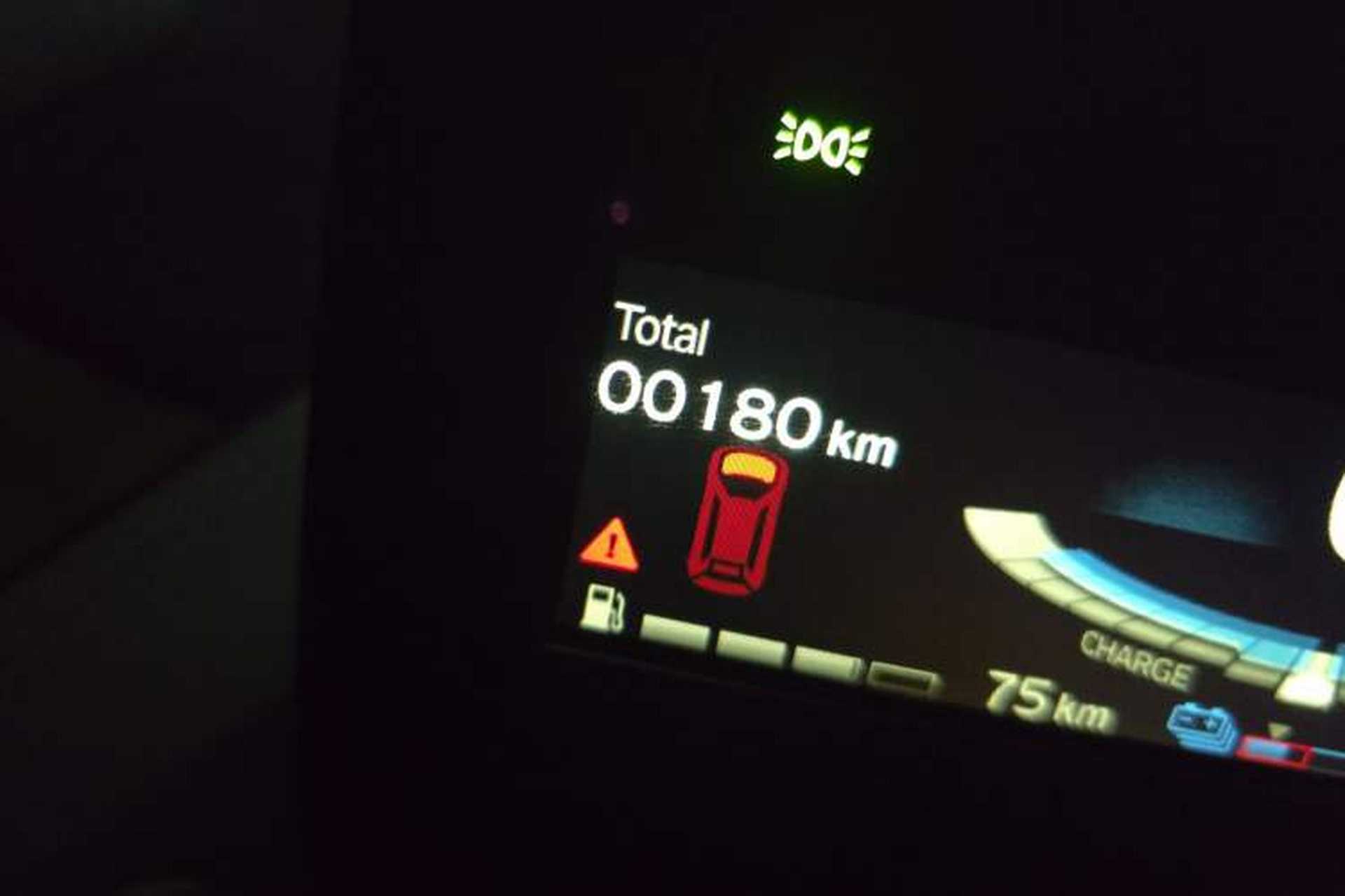 Used BMW i3 2014 Extended-Range Model Odometer Close Up