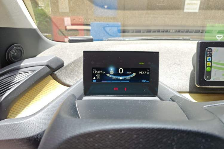 Used BMW i3 2016 Upgraded Deluxe Edition Odometer Close Up