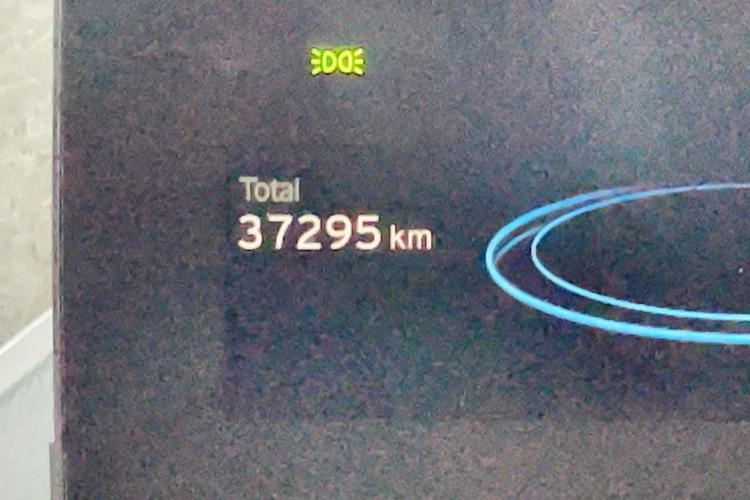 Used BMW i3 2018 Luxury Model Odometer Close Up
