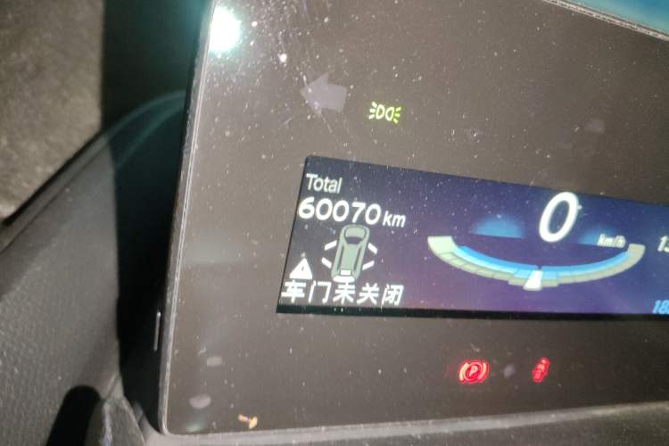 Used BMW i3 2018 Luxury Model Odometer Close Up