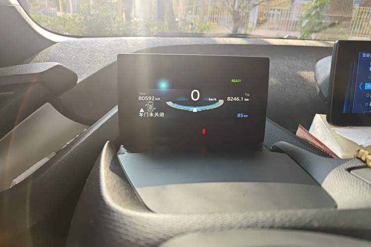 Used BMW i3 2018 Luxury Model Odometer Close Up