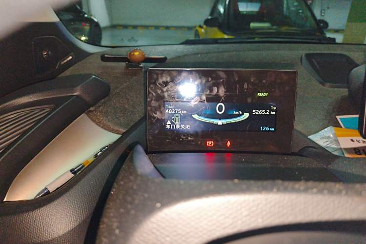 Used BMW i3 2018 Luxury Model Odometer Close Up