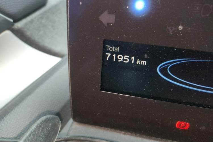 Used BMW i3 2018 Luxury Model Odometer Close Up
