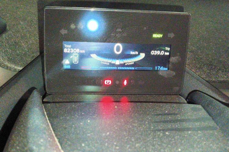 Used BMW i3 2018 Luxury Model Odometer Close Up