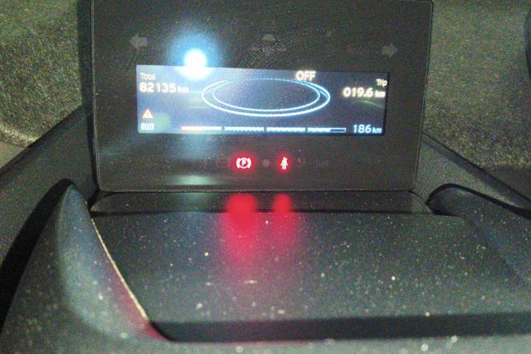 Used BMW i3 2018 Luxury Model Odometer Close Up