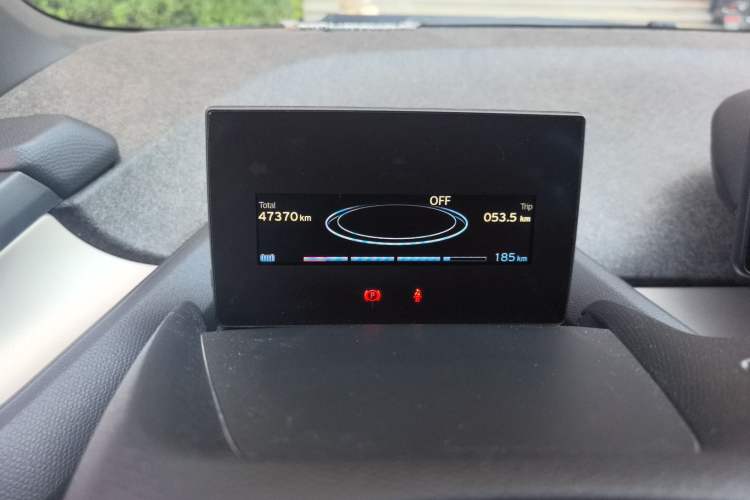 Used BMW i3 2018 Luxury Model Odometer Close Up