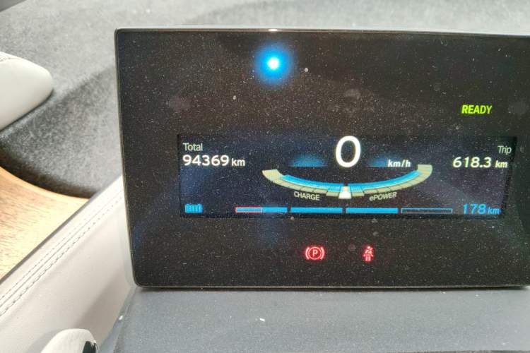 Used BMW i3 2018 Luxury Model Odometer Close Up