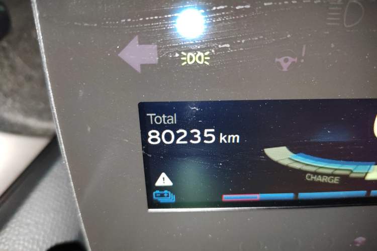 Used BMW i3 2018 Luxury Model Odometer Close Up