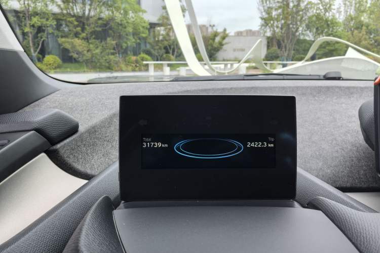 Used BMW i3 2018 Luxury Model Odometer Close Up