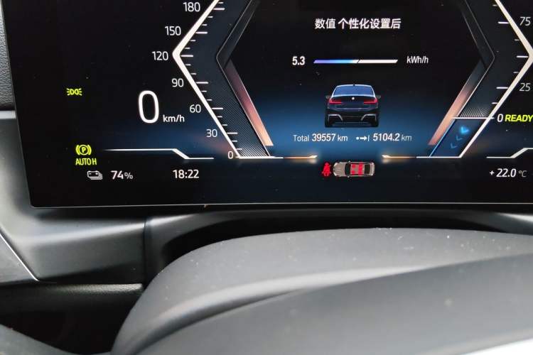 Used BMW i3 2022 eDrive 35 L Odometer Close Up