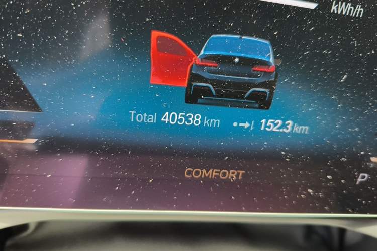 Used BMW i3 2022 eDrive 35 L Odometer Close Up