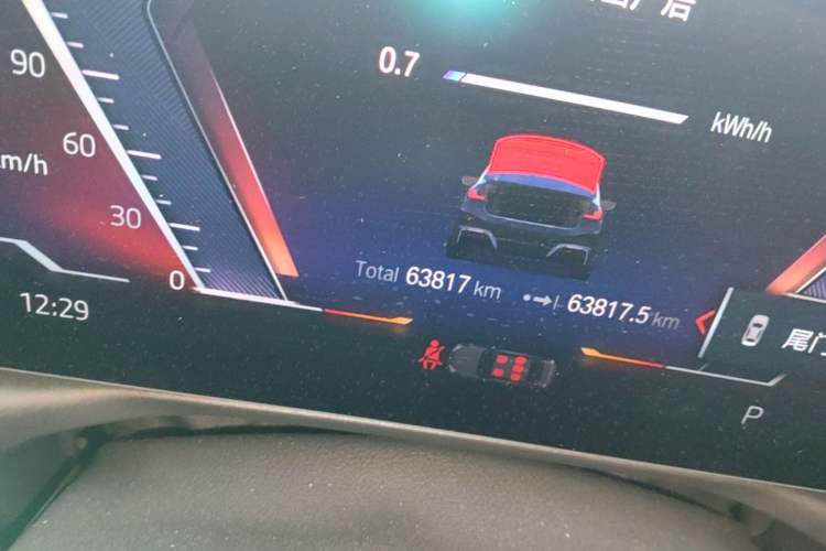 Used BMW i3 2022 eDrive 35 L Odometer Close Up