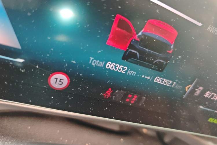 Used BMW i3 2022 eDrive 35 L Odometer Close Up
