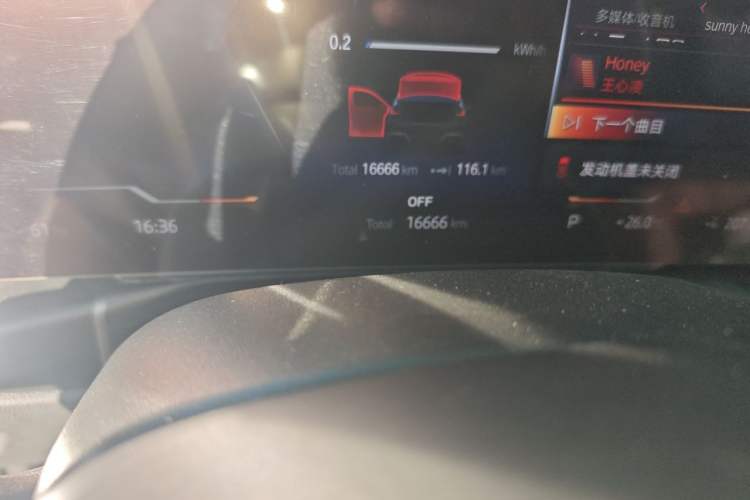 Used BMW i3 2022 eDrive 35 L Odometer Close Up