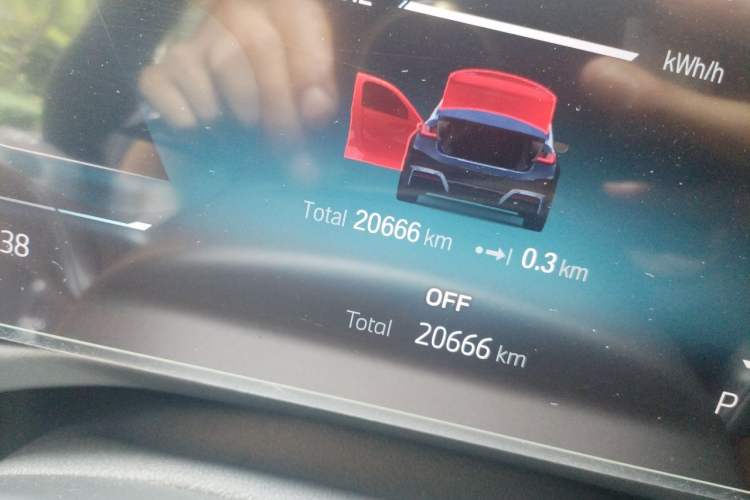Used BMW i3 2022 eDrive 35 L Odometer Close Up