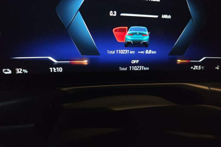 Used BMW i3 2022 eDrive 35 L Odometer Close Up