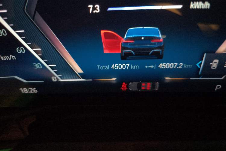 Used BMW i3 2022 eDrive 35 L Odometer Close Up