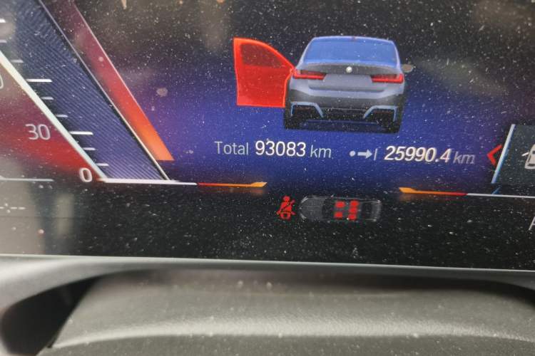 Used BMW i3 2022 eDrive 35 L Odometer Close Up