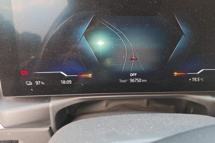 Used BMW i3 2022 eDrive 35 L Odometer Close Up