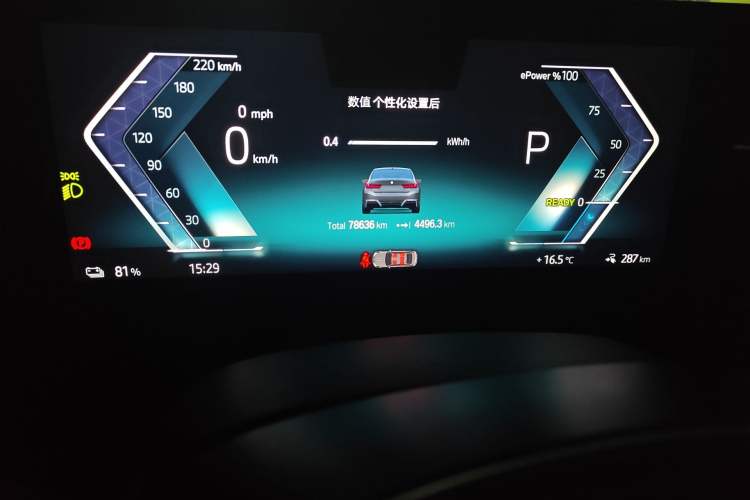 Used BMW i3 2022 eDrive 35 L Odometer Close Up