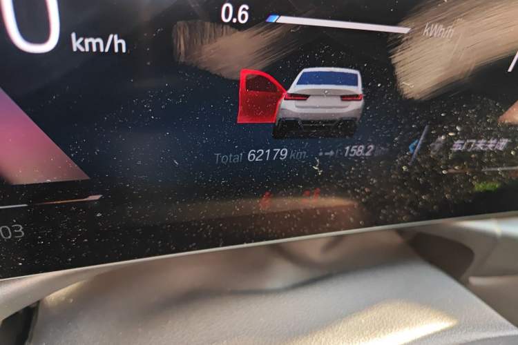 Used BMW i3 2022 eDrive 35 L Odometer Close Up