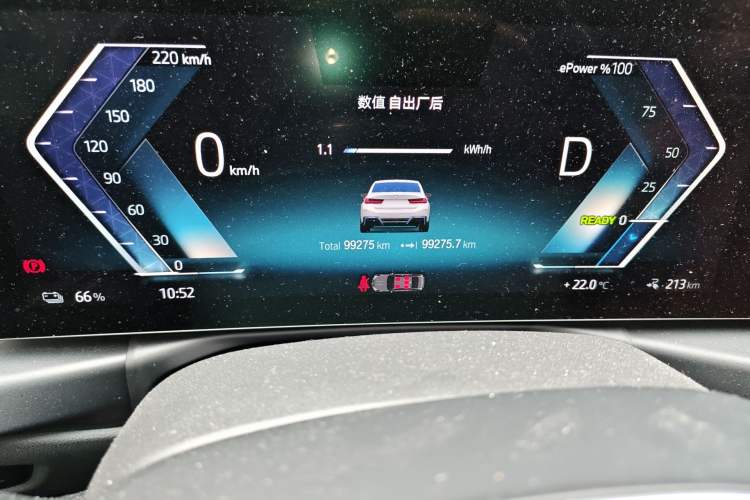 Used BMW i3 2022 eDrive 35 L Odometer Close Up