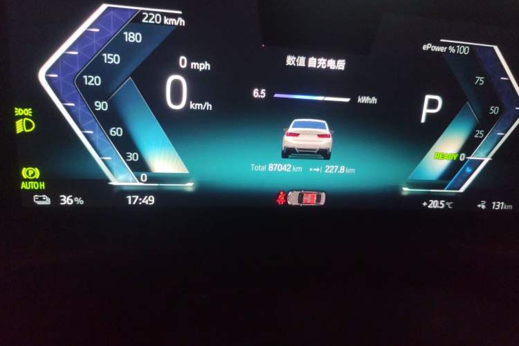 Used BMW i3 2022 eDrive 35 L Odometer Close Up