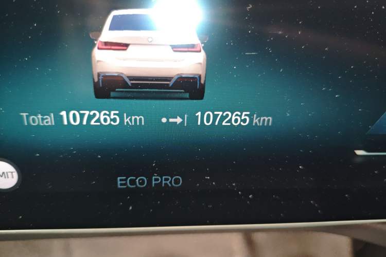 Used BMW i3 2022 eDrive 35 L Odometer Close Up