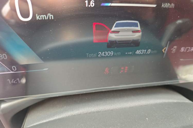 Used BMW i3 2022 eDrive 35 L Odometer Close Up