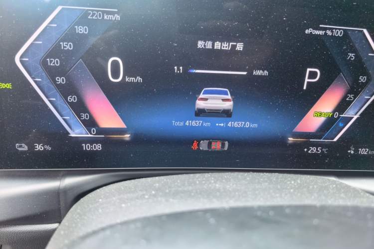 Used BMW i3 2022 eDrive 35 L Odometer Close Up